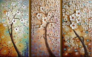  Textura Pintura - paneles de flores Textura 3D